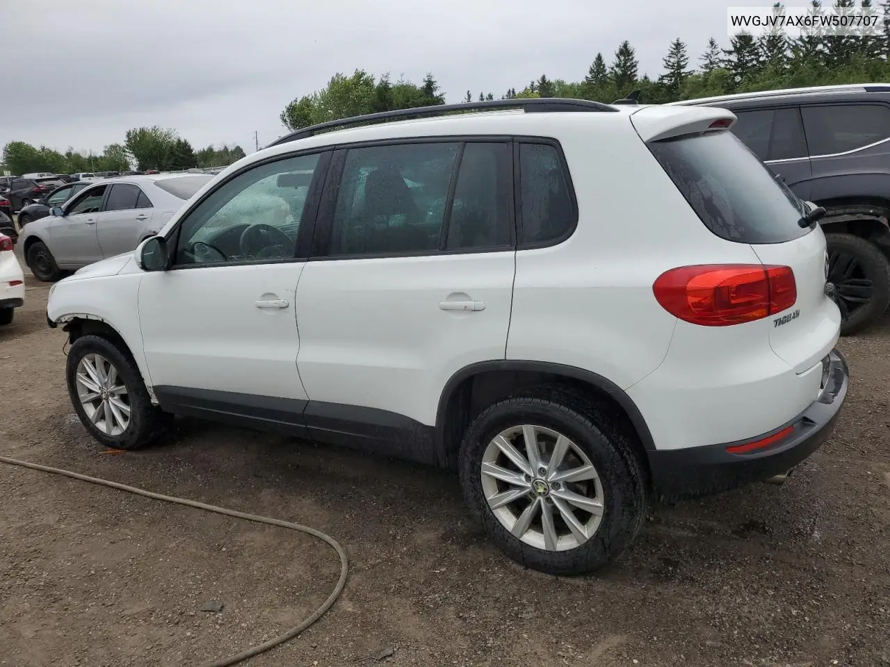 2015 Volkswagen Tiguan S VIN: WVGJV7AX6FW507707 Lot: 61819655