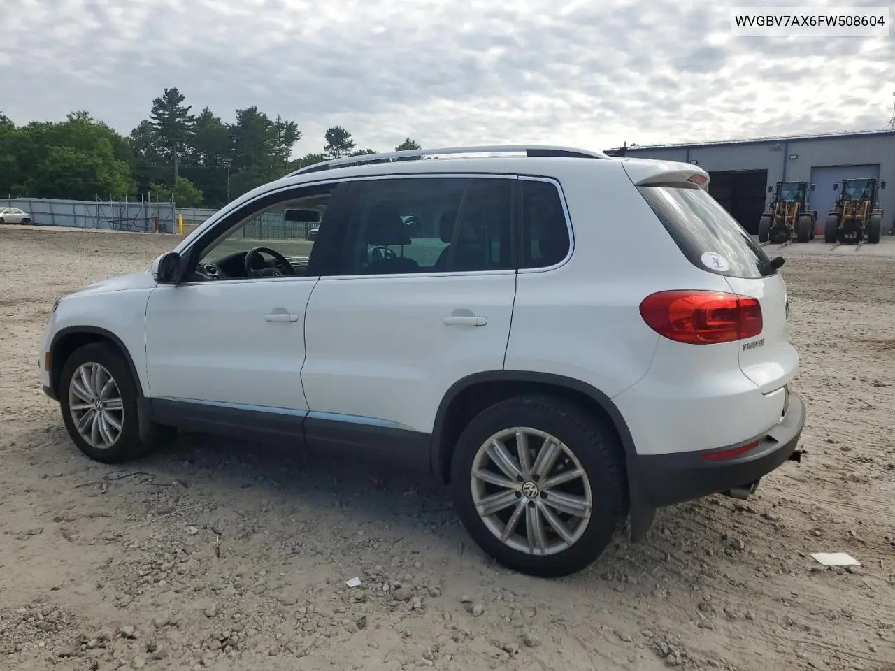 2015 Volkswagen Tiguan S VIN: WVGBV7AX6FW508604 Lot: 62524915