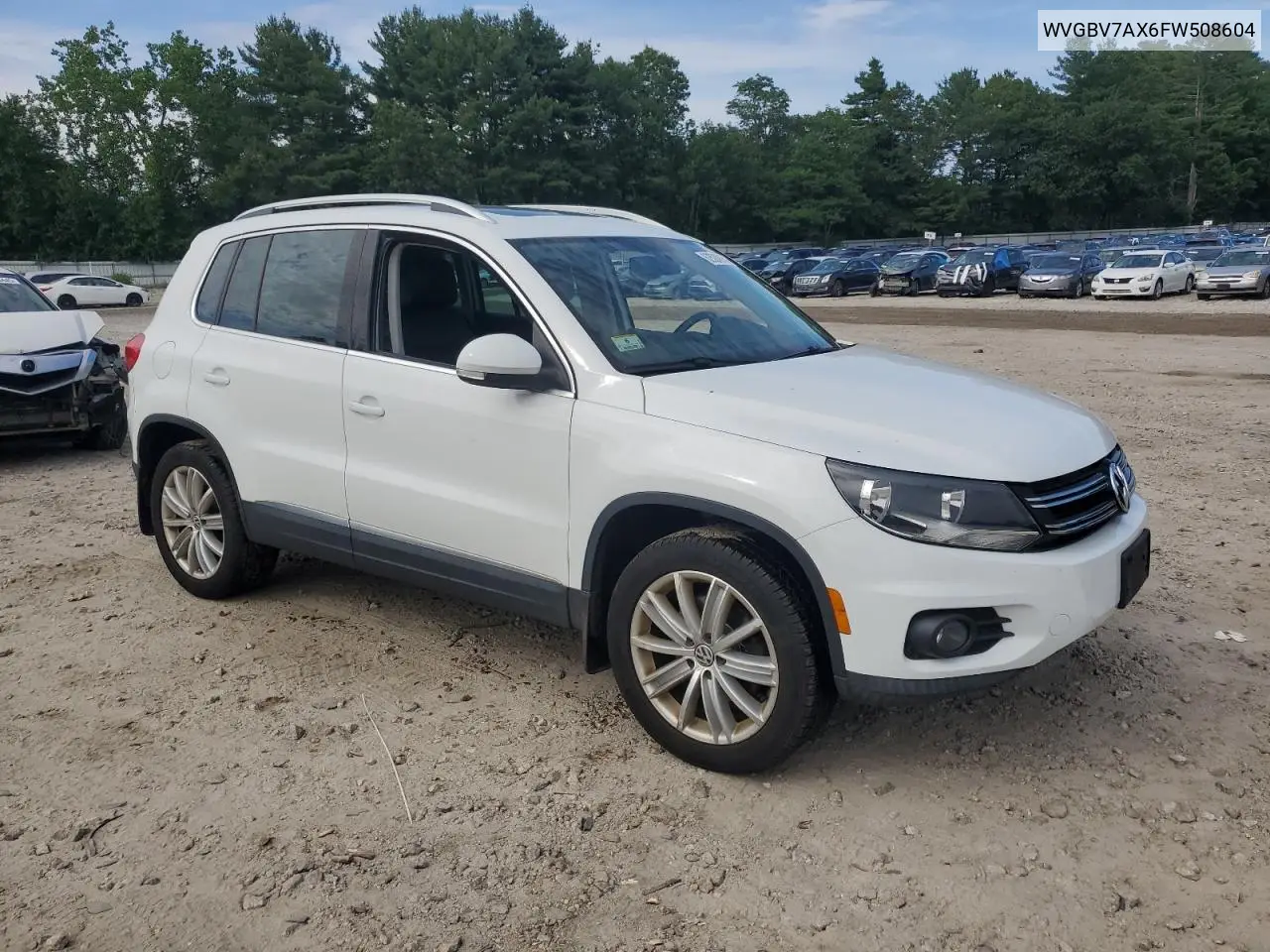 2015 Volkswagen Tiguan S VIN: WVGBV7AX6FW508604 Lot: 62524915
