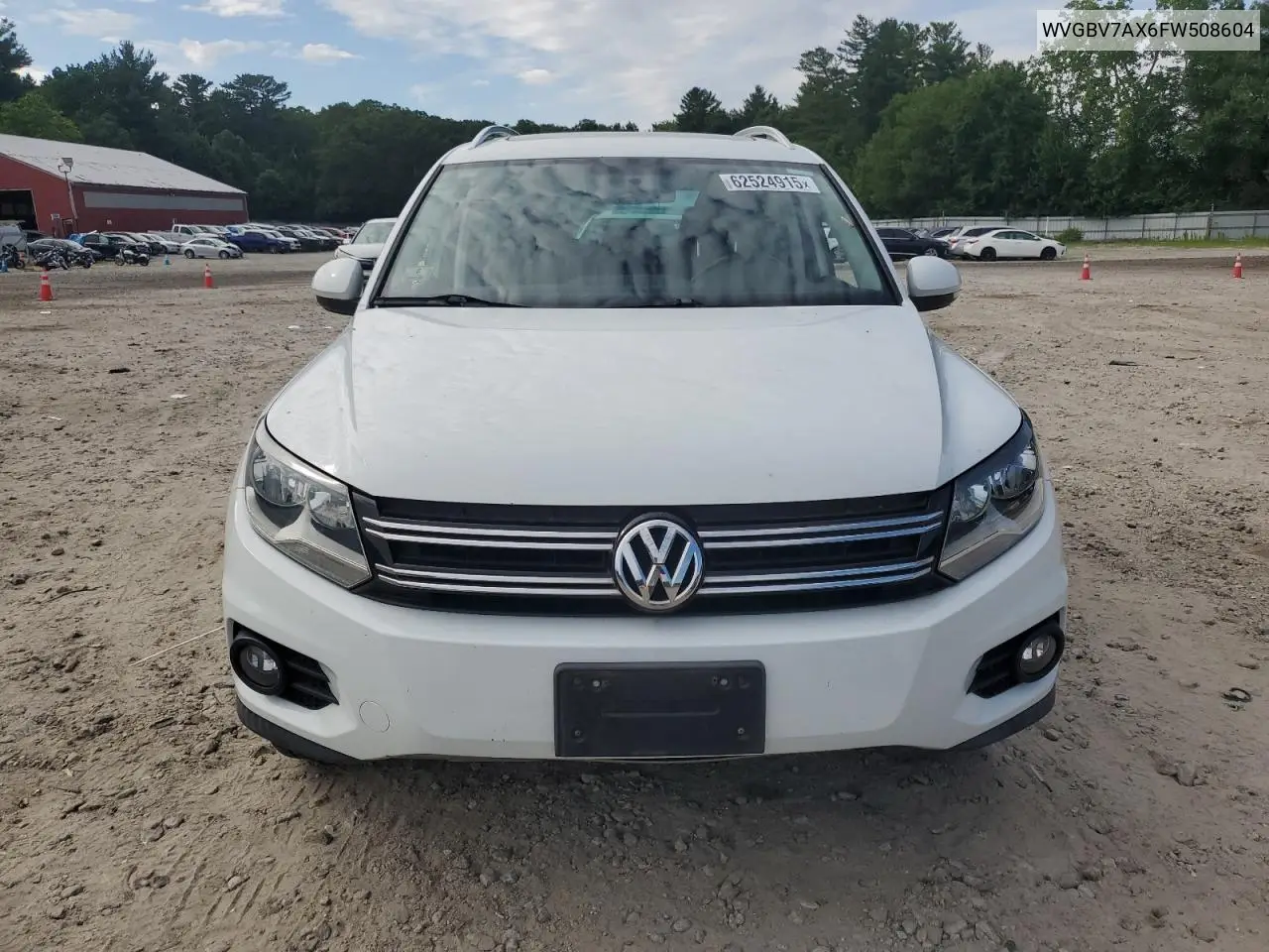 2015 Volkswagen Tiguan S VIN: WVGBV7AX6FW508604 Lot: 62524915