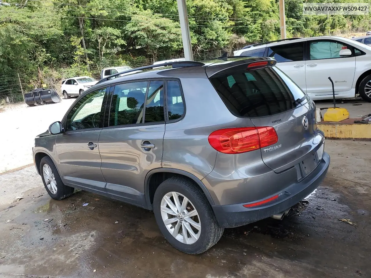 2015 Volkswagen Tiguan S VIN: WVGAV7AXXFW509427 Lot: 62702585