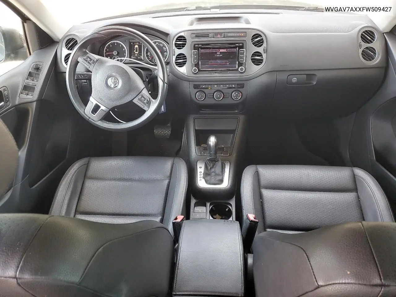 2015 Volkswagen Tiguan S VIN: WVGAV7AXXFW509427 Lot: 62702585