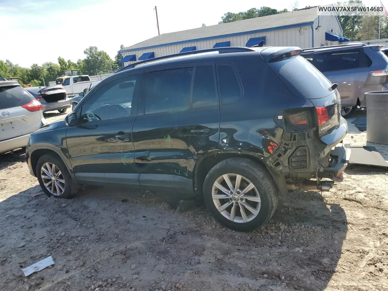 2015 Volkswagen Tiguan S VIN: WVGAV7AX5FW614683 Lot: 62760895