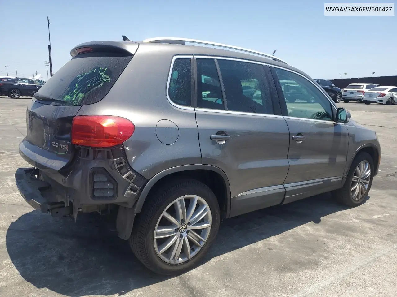 2015 Volkswagen Tiguan S VIN: WVGAV7AX6FW506427 Lot: 62987305