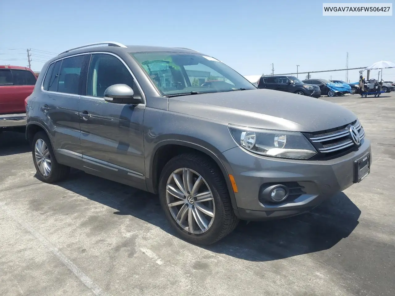 2015 Volkswagen Tiguan S VIN: WVGAV7AX6FW506427 Lot: 62987305