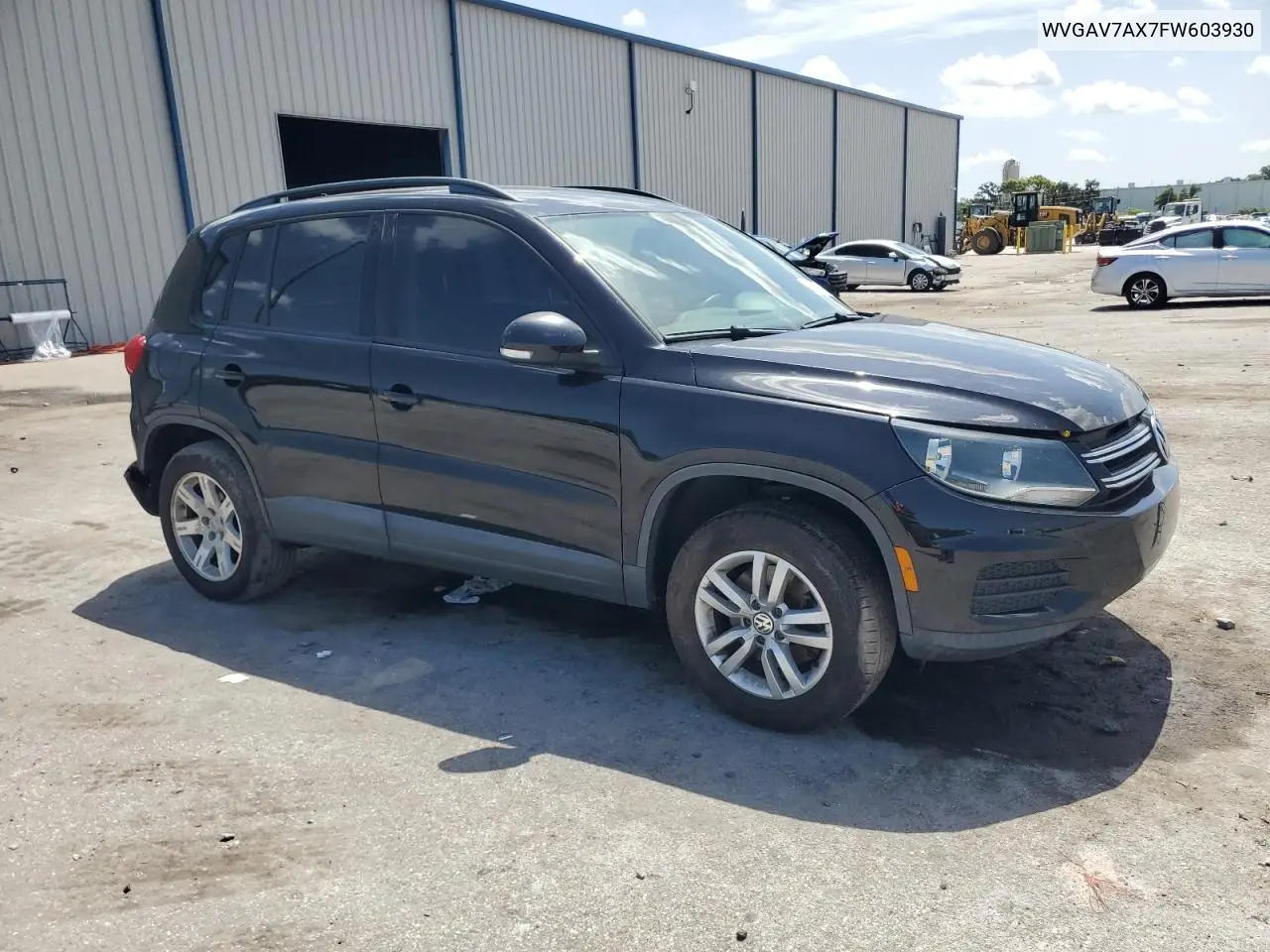 2015 Volkswagen Tiguan S VIN: WVGAV7AX7FW603930 Lot: 63133155