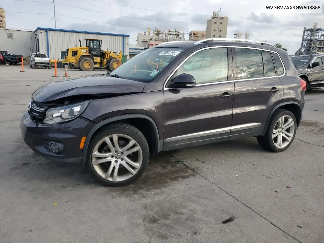 2016 Volkswagen Tiguan S VIN: WVGBV7AX9GW608858 Lot: 55341985
