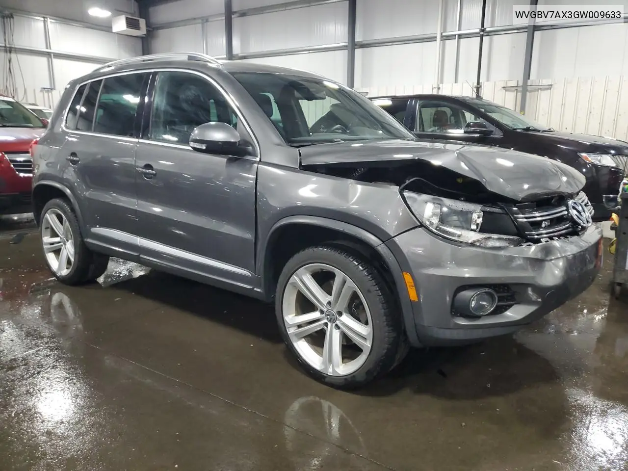 2016 Volkswagen Tiguan S VIN: WVGBV7AX3GW009633 Lot: 56684295