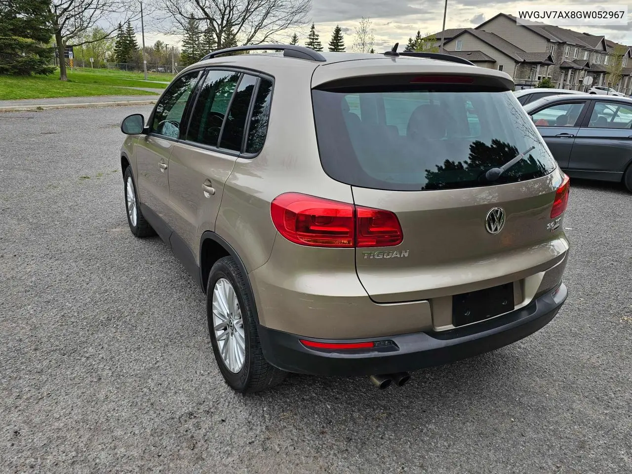 2016 Volkswagen Tiguan Comfortline VIN: WVGJV7AX8GW052967 Lot: 57087275
