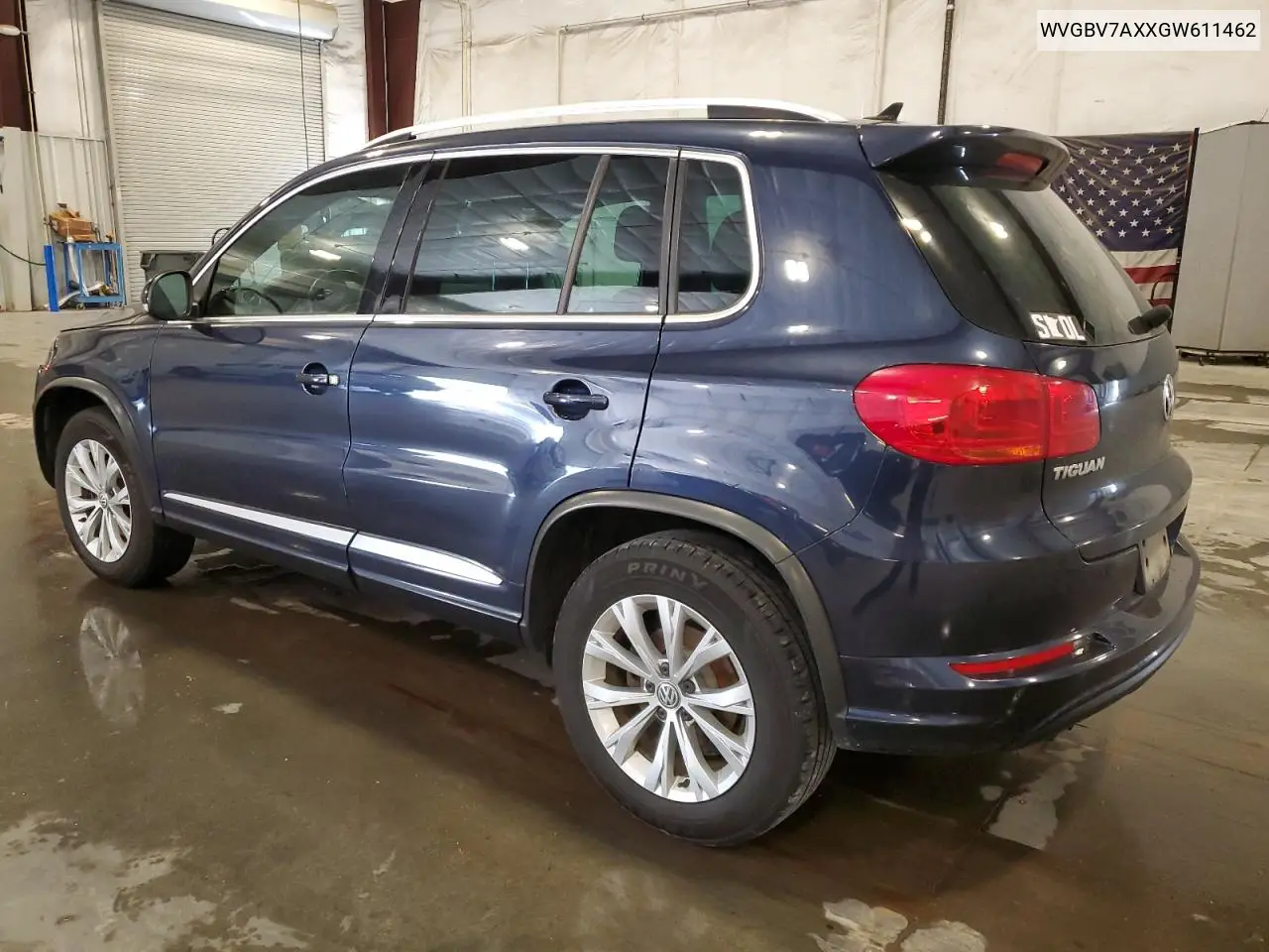 2016 Volkswagen Tiguan S VIN: WVGBV7AXXGW611462 Lot: 62660875