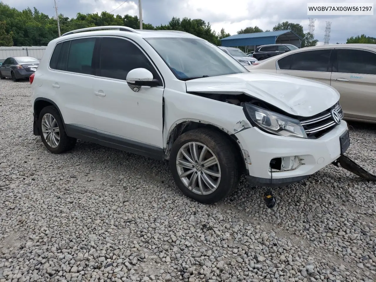 2016 Volkswagen Tiguan S VIN: WVGBV7AX0GW561297 Lot: 62961265