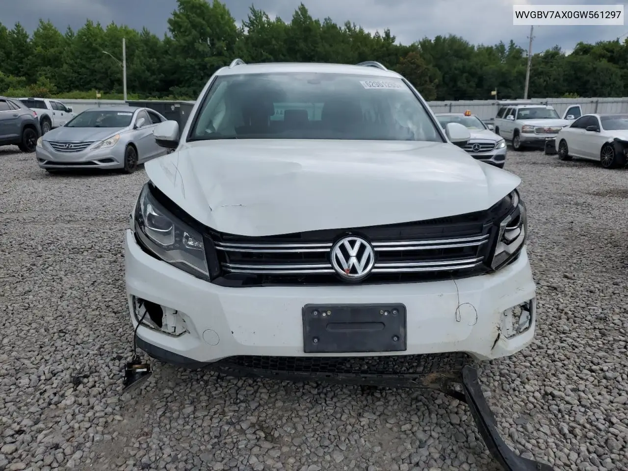 2016 Volkswagen Tiguan S VIN: WVGBV7AX0GW561297 Lot: 62961265