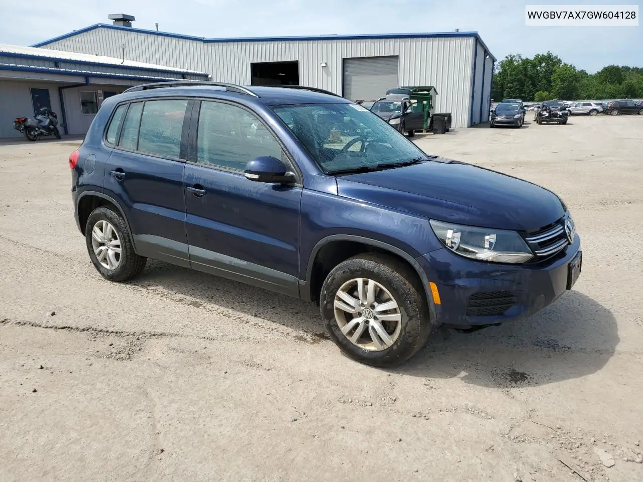 2016 Volkswagen Tiguan S VIN: WVGBV7AX7GW604128 Lot: 63003005