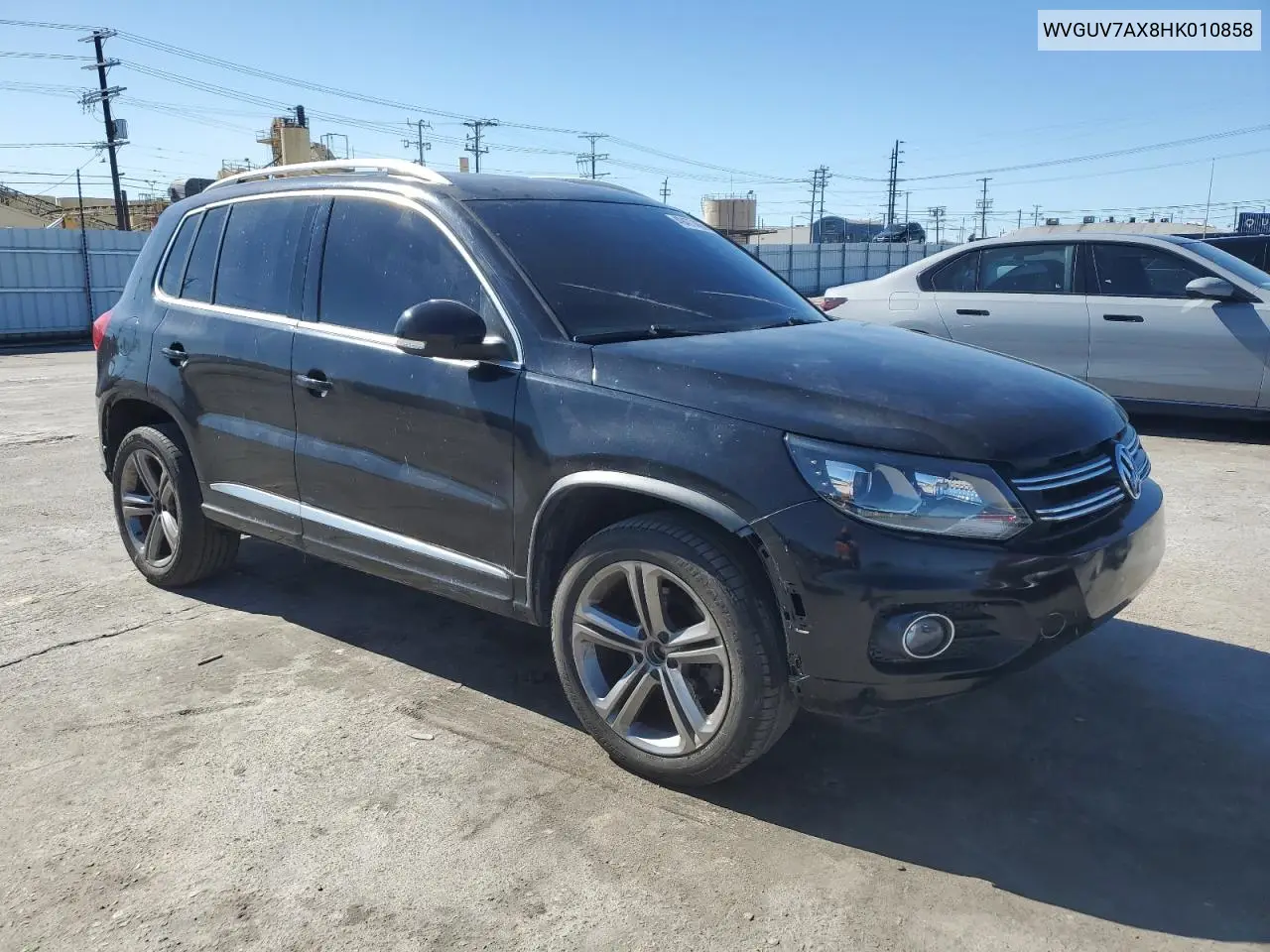 2017 Volkswagen Tiguan Sport VIN: WVGUV7AX8HK010858 Lot: 49477455