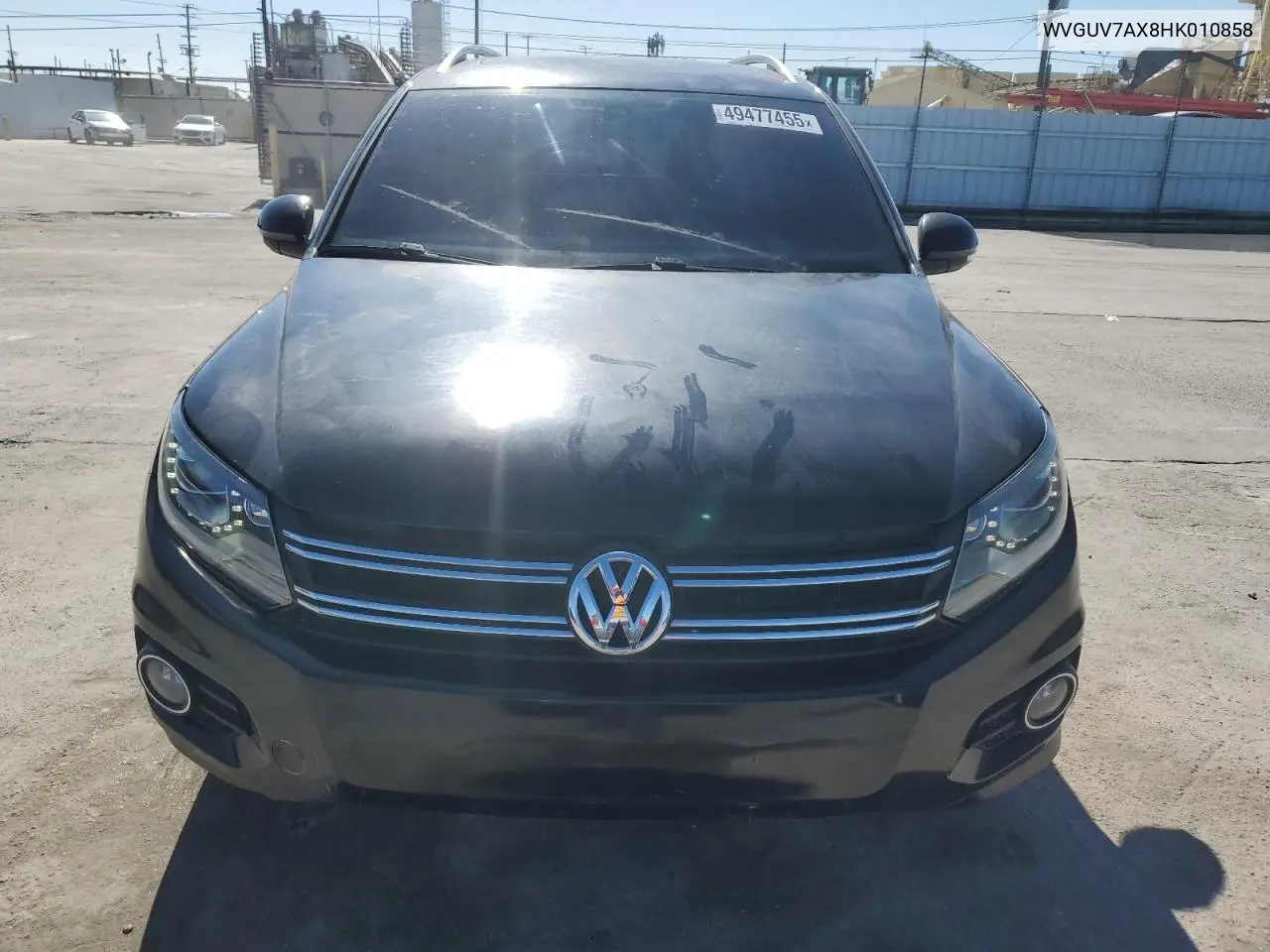 2017 Volkswagen Tiguan Sport VIN: WVGUV7AX8HK010858 Lot: 49477455