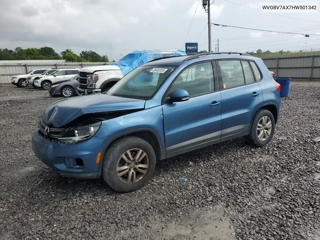 2017 Volkswagen Tiguan S VIN: WVGBV7AX7HW501342 Lot: 56462035