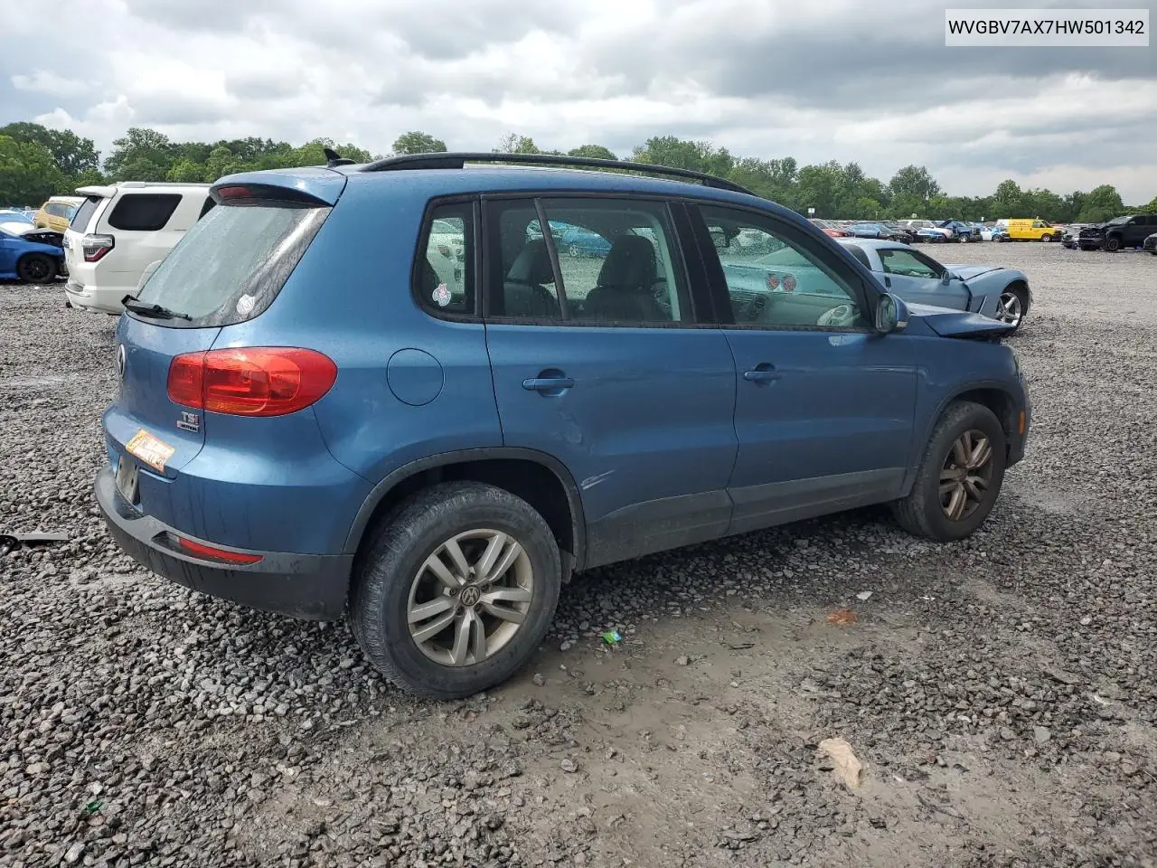 2017 Volkswagen Tiguan S VIN: WVGBV7AX7HW501342 Lot: 56462035