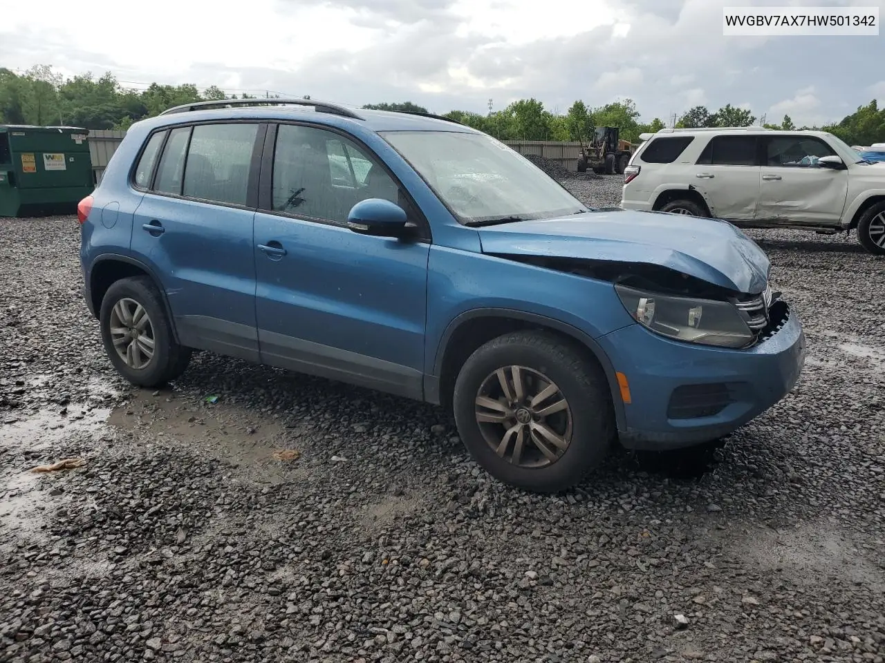 2017 Volkswagen Tiguan S VIN: WVGBV7AX7HW501342 Lot: 56462035