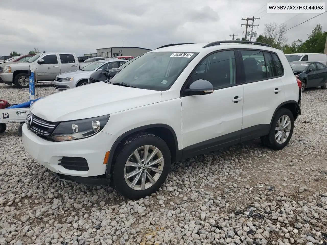 2017 Volkswagen Tiguan S VIN: WVGBV7AX7HK044068 Lot: 56567615