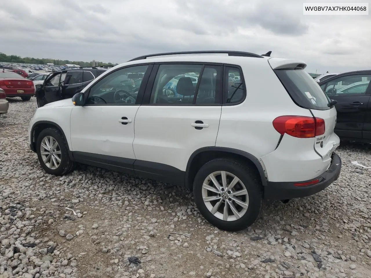 2017 Volkswagen Tiguan S VIN: WVGBV7AX7HK044068 Lot: 56567615