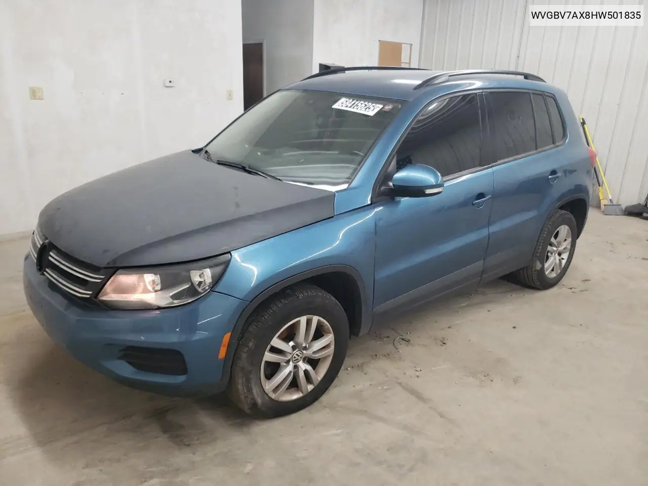 2017 Volkswagen Tiguan S VIN: WVGBV7AX8HW501835 Lot: 58415625