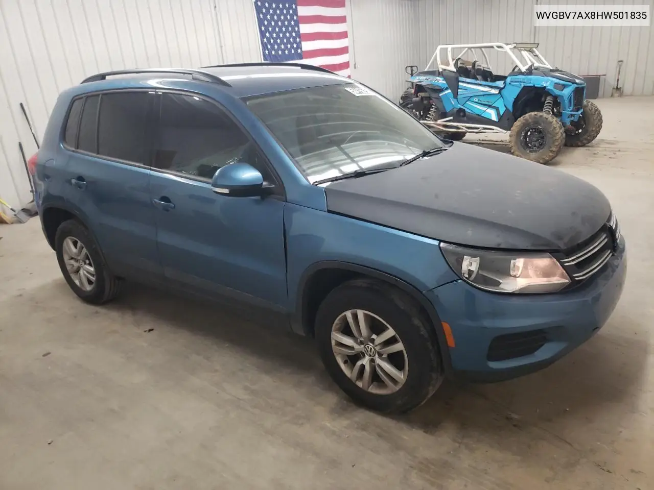 2017 Volkswagen Tiguan S VIN: WVGBV7AX8HW501835 Lot: 58415625