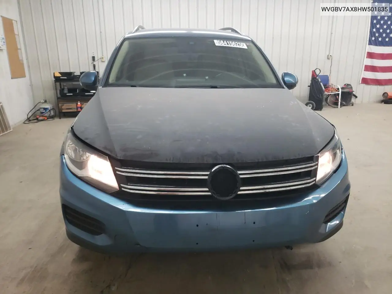 2017 Volkswagen Tiguan S VIN: WVGBV7AX8HW501835 Lot: 58415625