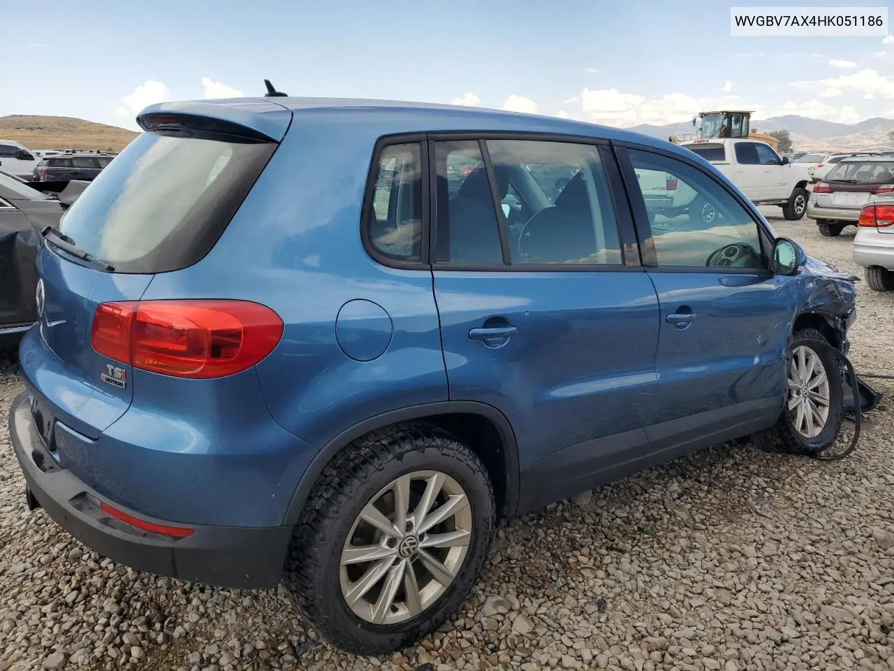 2017 Volkswagen Tiguan S VIN: WVGBV7AX4HK051186 Lot: 62704145