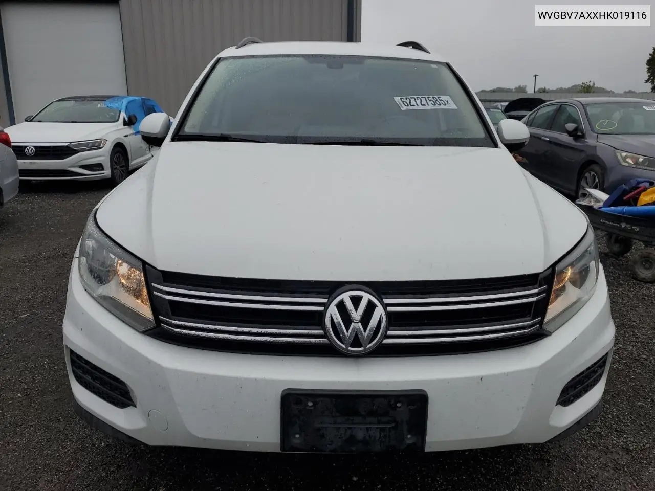 2017 Volkswagen Tiguan S VIN: WVGBV7AXXHK019116 Lot: 62727585