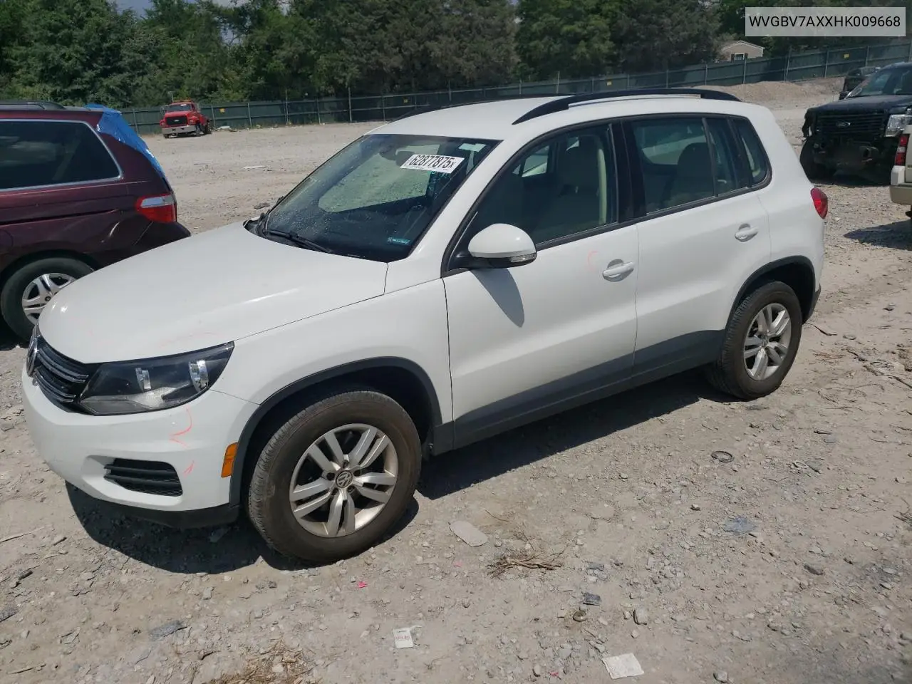 2017 Volkswagen Tiguan S VIN: WVGBV7AXXHK009668 Lot: 62877875
