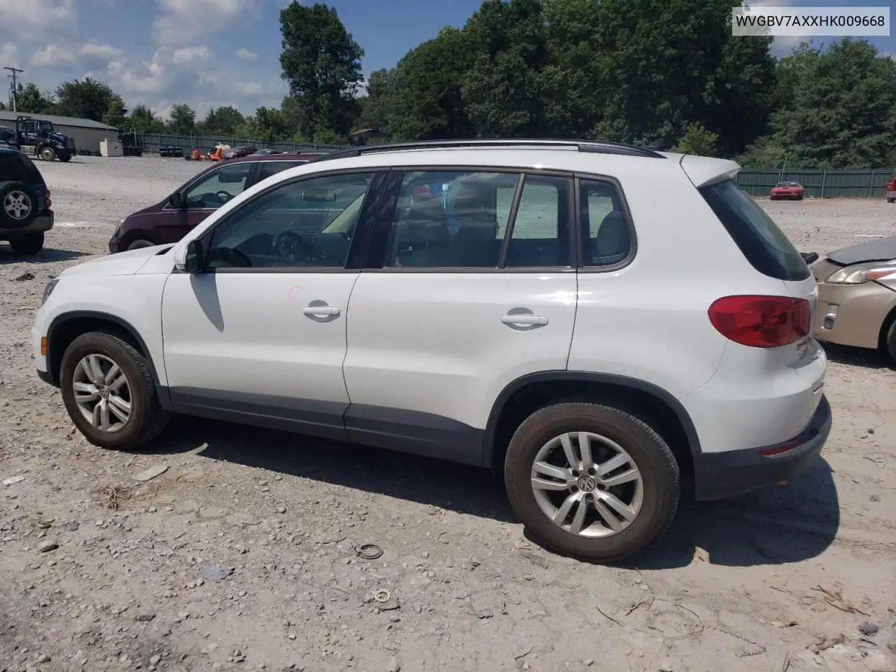 2017 Volkswagen Tiguan S VIN: WVGBV7AXXHK009668 Lot: 62877875
