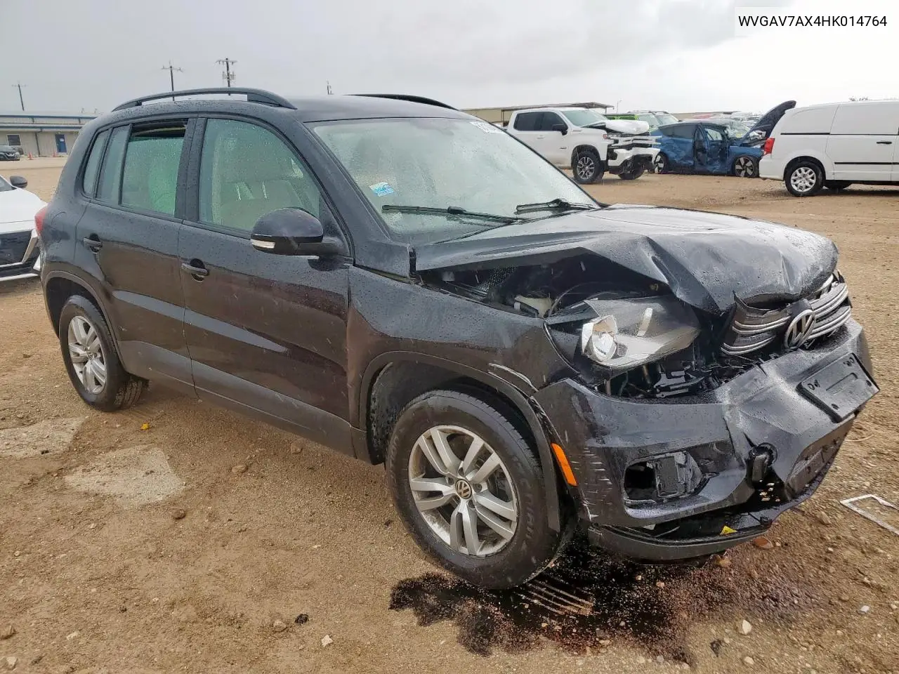 2017 Volkswagen Tiguan S VIN: WVGAV7AX4HK014764 Lot: 63100435