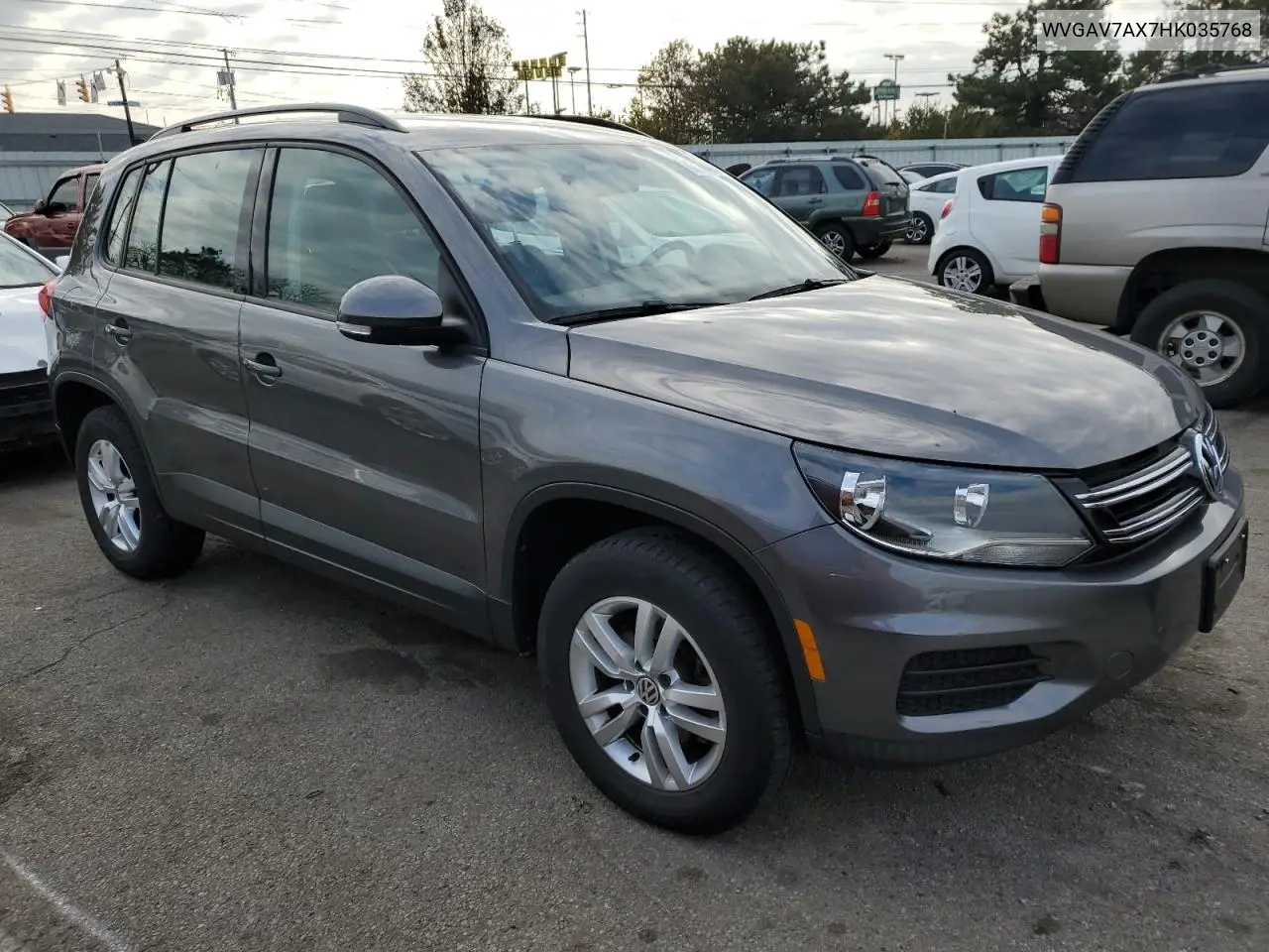 2017 Volkswagen Tiguan S VIN: WVGAV7AX7HK035768 Lot: 83084894