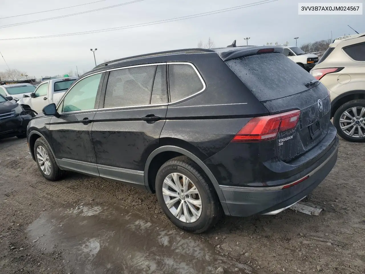 2018 Volkswagen Tiguan Se VIN: 3VV3B7AX0JM024567 Lot: 43264125