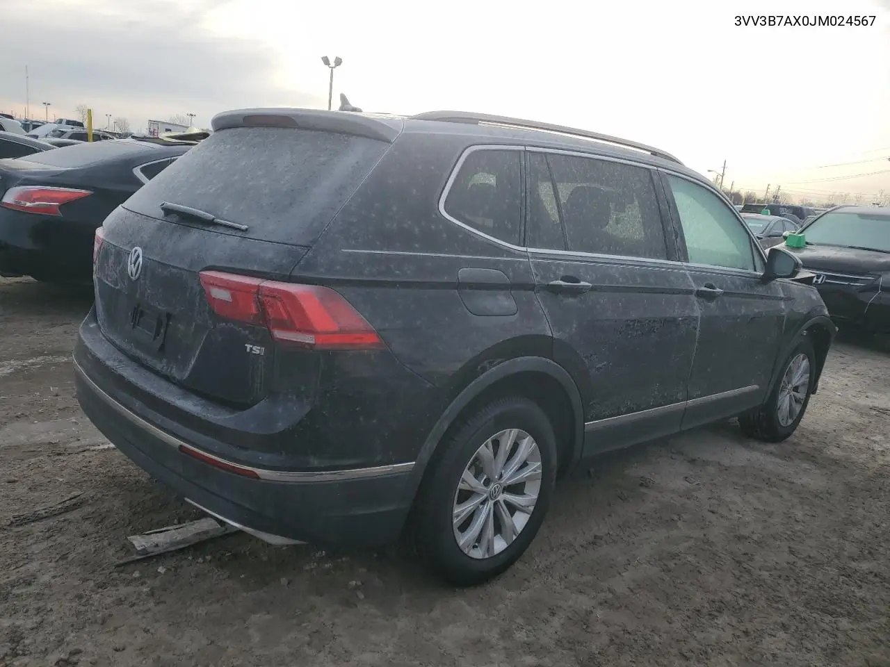 2018 Volkswagen Tiguan Se VIN: 3VV3B7AX0JM024567 Lot: 43264125