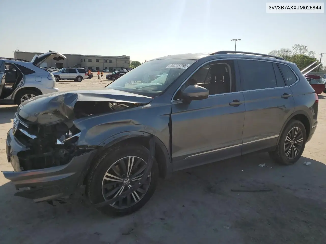 2018 Volkswagen Tiguan Se VIN: 3VV3B7AXXJM026844 Lot: 52093285
