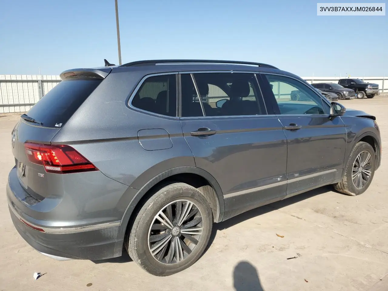 2018 Volkswagen Tiguan Se VIN: 3VV3B7AXXJM026844 Lot: 52093285