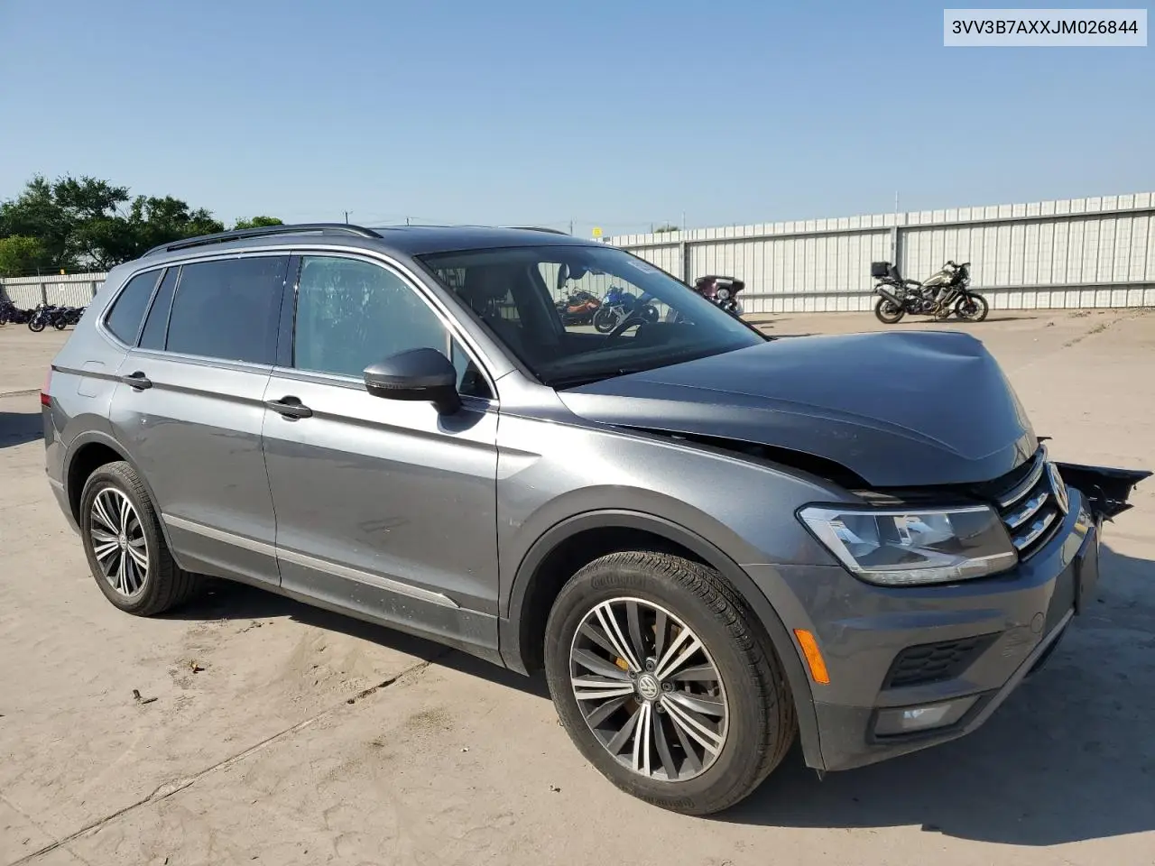 2018 Volkswagen Tiguan Se VIN: 3VV3B7AXXJM026844 Lot: 52093285