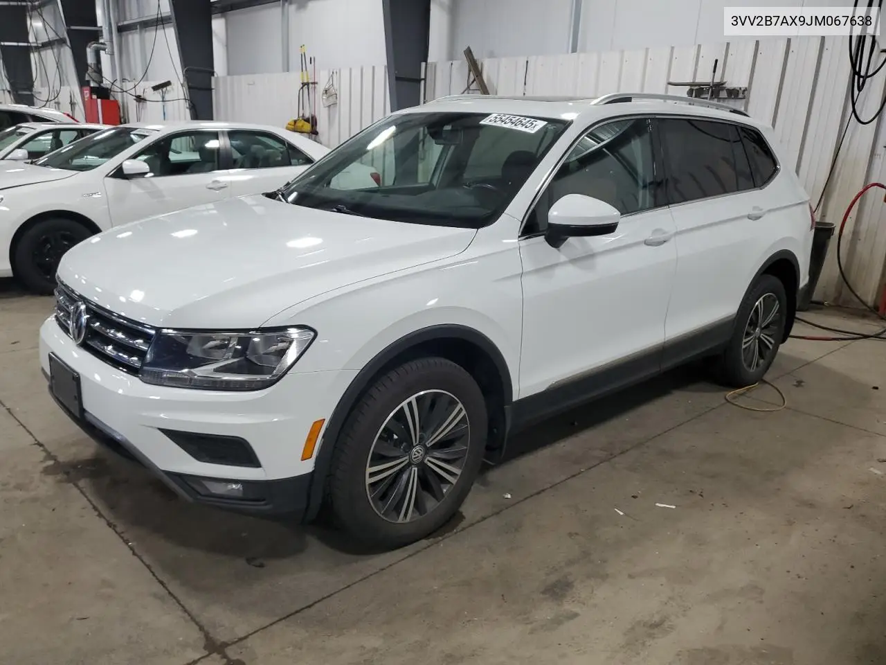 2018 Volkswagen Tiguan Se VIN: 3VV2B7AX9JM067638 Lot: 55454645