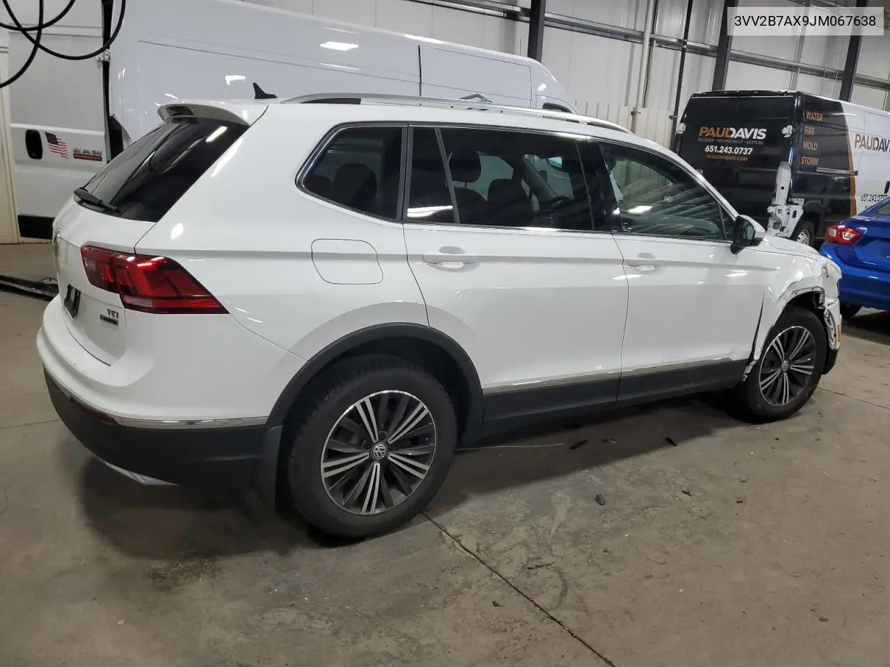 2018 Volkswagen Tiguan Se VIN: 3VV2B7AX9JM067638 Lot: 55454645
