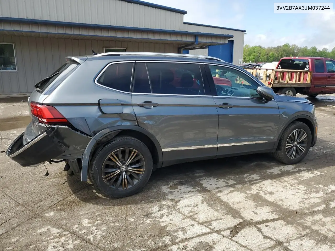 2018 Volkswagen Tiguan Se VIN: 3VV2B7AX3JM037244 Lot: 55620805