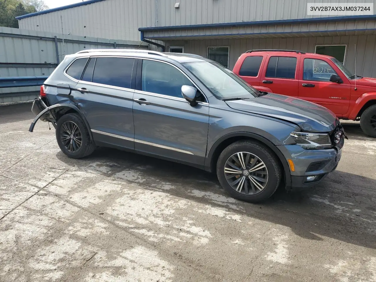 2018 Volkswagen Tiguan Se VIN: 3VV2B7AX3JM037244 Lot: 55620805