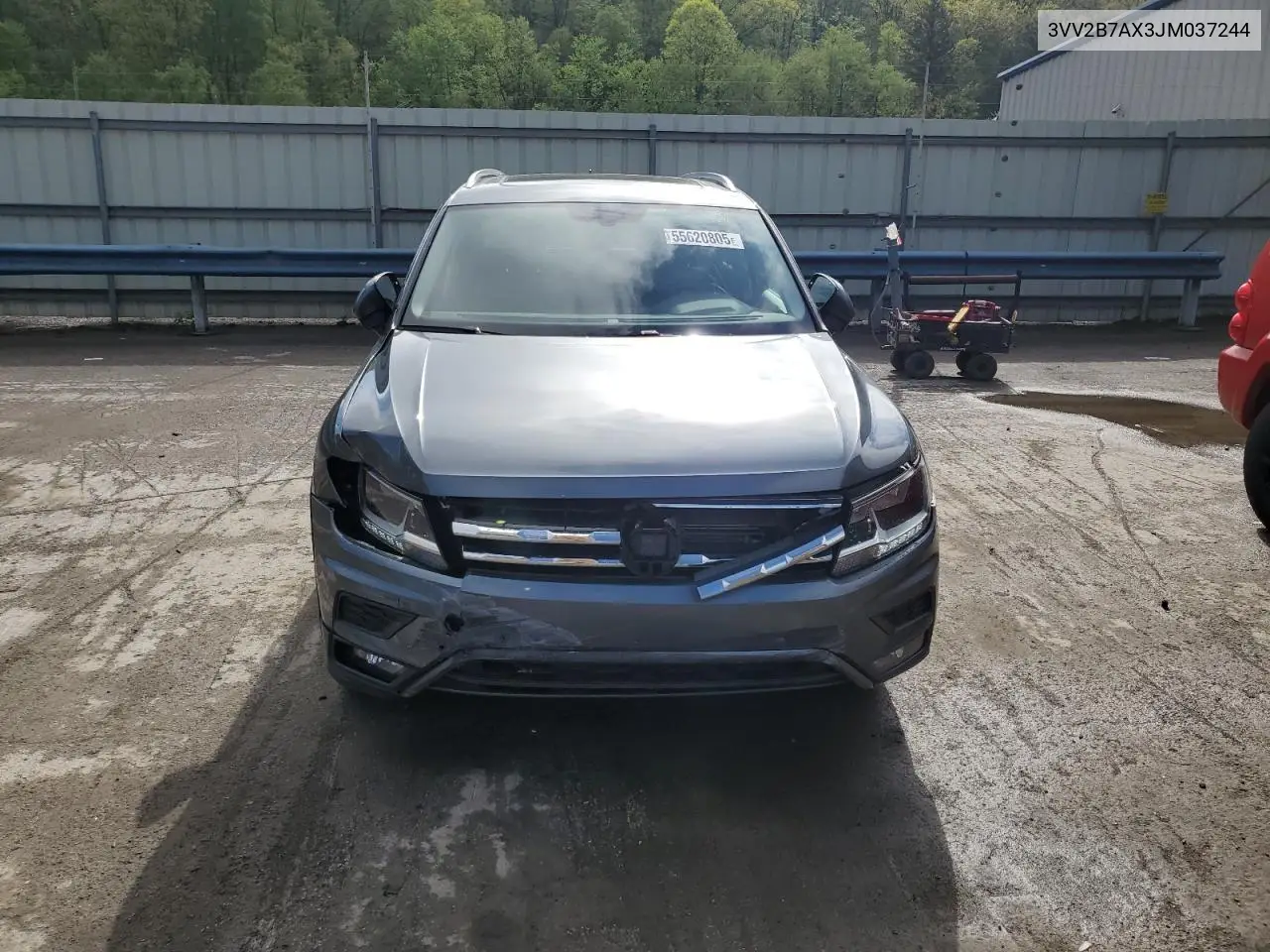 2018 Volkswagen Tiguan Se VIN: 3VV2B7AX3JM037244 Lot: 55620805