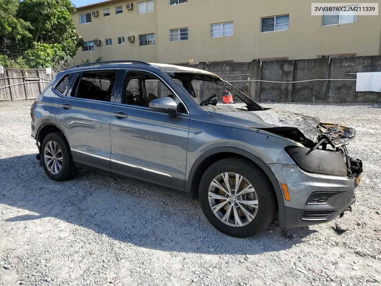 2018 Volkswagen Tiguan Se VIN: 3VV3B7AX2JM211339 Lot: 56004205