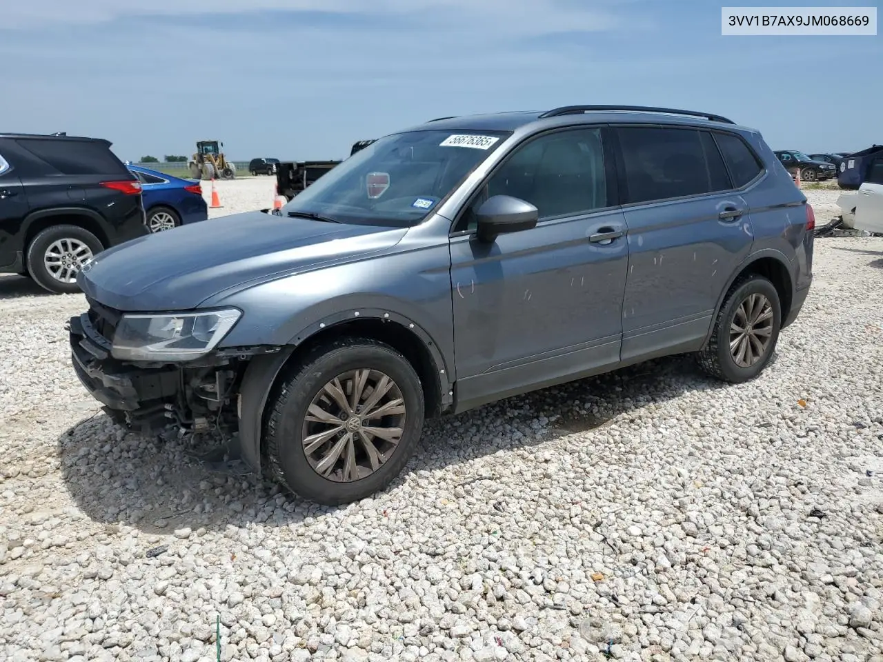 2018 Volkswagen Tiguan S VIN: 3VV1B7AX9JM068669 Lot: 56676365