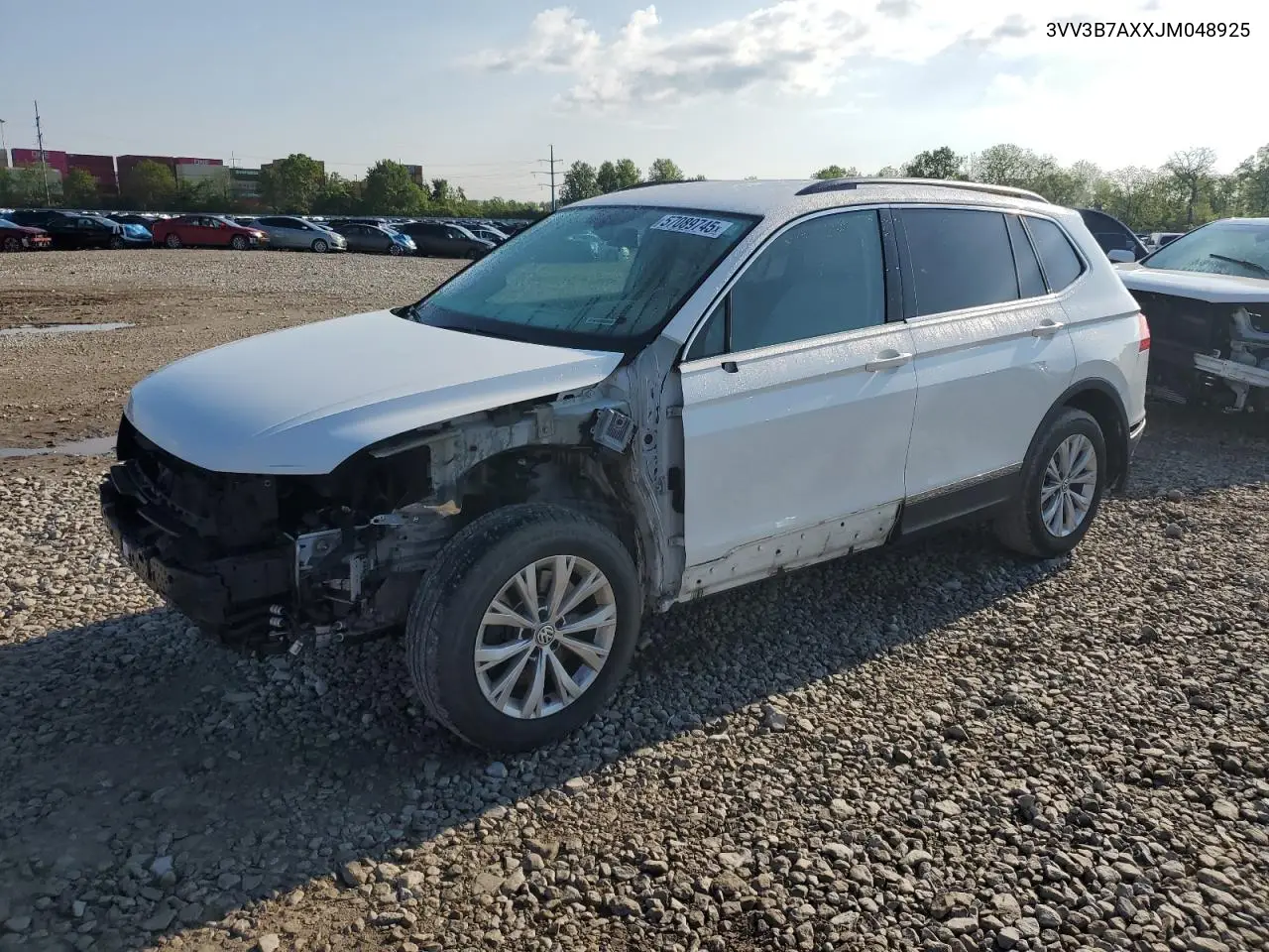 2018 Volkswagen Tiguan Se VIN: 3VV3B7AXXJM048925 Lot: 57089745