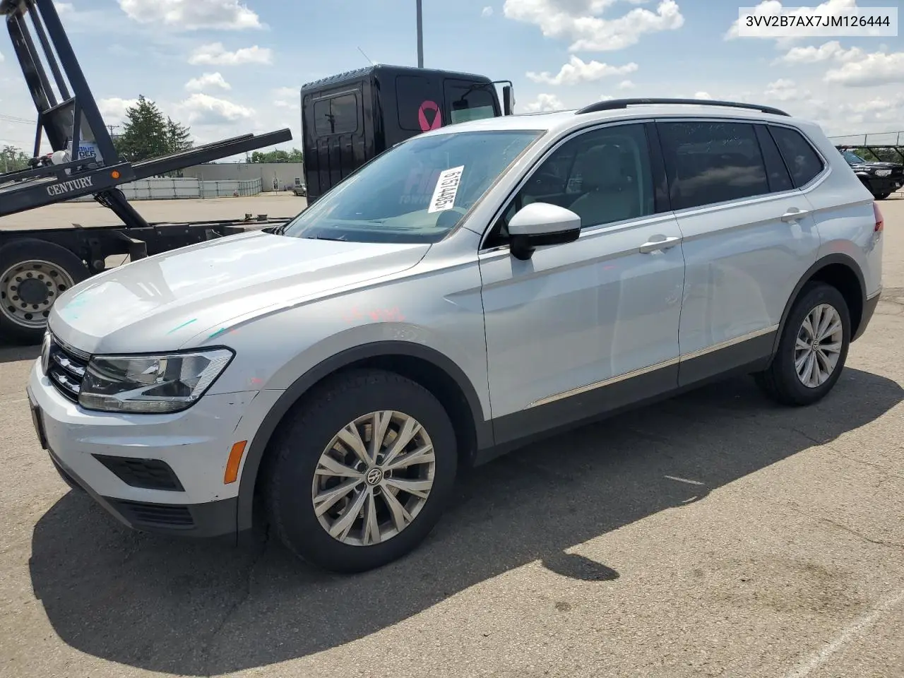 2018 Volkswagen Tiguan Se VIN: 3VV2B7AX7JM126444 Lot: 61574485