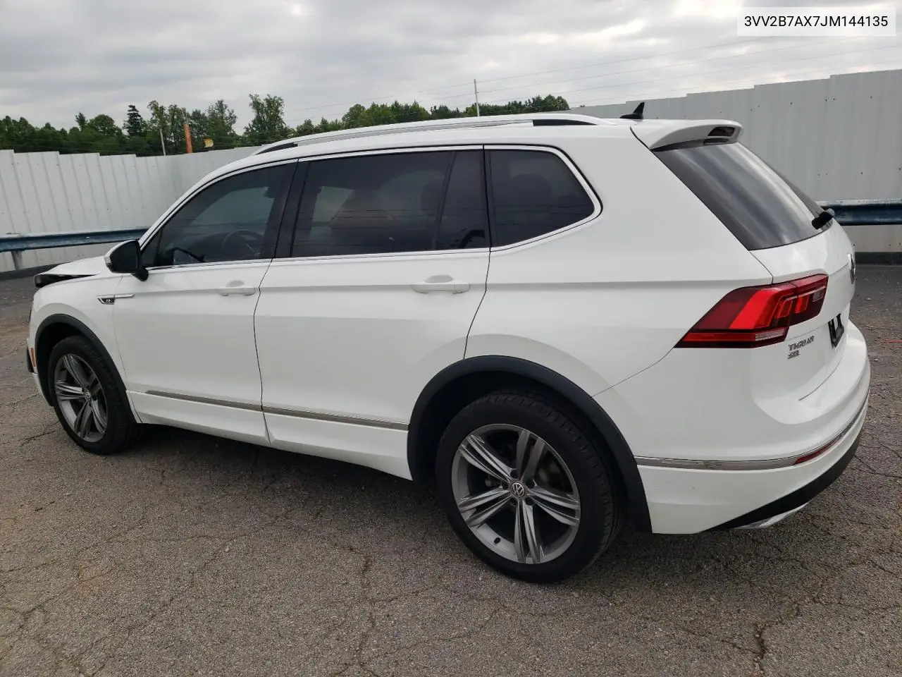 2018 Volkswagen Tiguan Se VIN: 3VV2B7AX7JM144135 Lot: 62292155