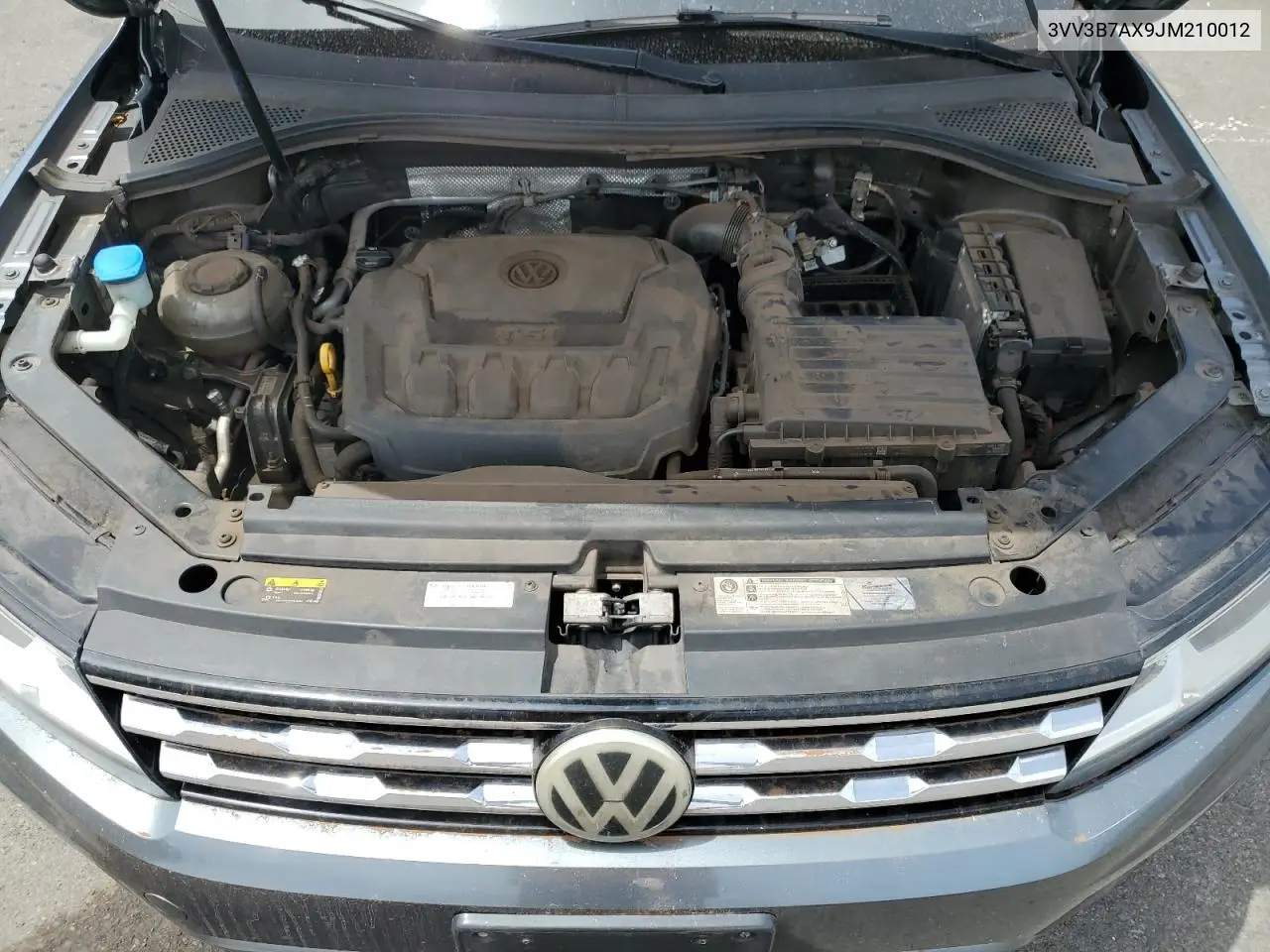 2018 Volkswagen Tiguan Se VIN: 3VV3B7AX9JM210012 Lot: 62779525