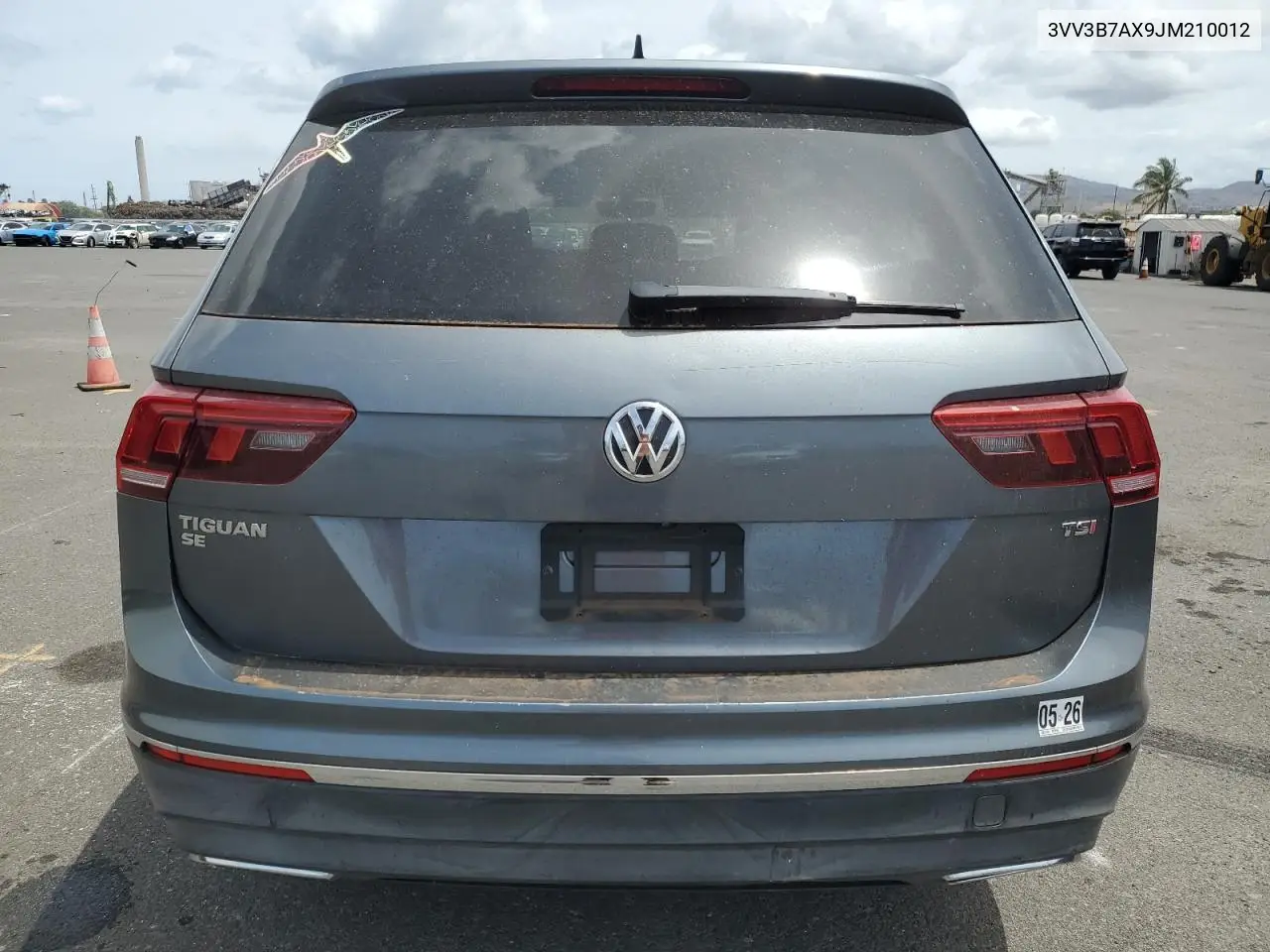 2018 Volkswagen Tiguan Se VIN: 3VV3B7AX9JM210012 Lot: 62779525